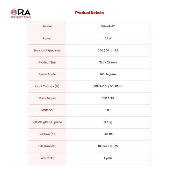 SG-HS-FT ORA for HORSES LEGS INFO SHEET